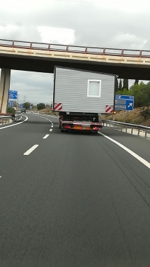 Convoy Excepcional Mobil Home Transporte Casas Módulos Transporte Especial TransDuranPort89