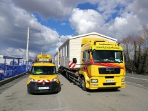 Convoy Excepcional Mobil Home Transporte Casas Módulos Transporte Especial TransDuranPort89