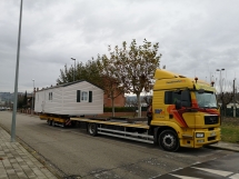 Convoy Excepcional Mobil Home Transporte Casas Módulos Transporte Especial TransDuranPort89